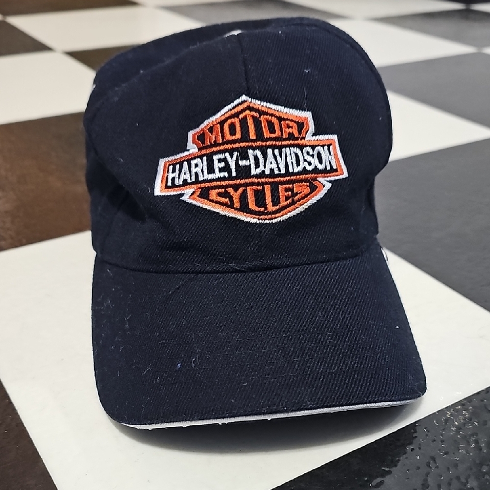 Harley-Davidson Black Cap Adjustable Motorcyle